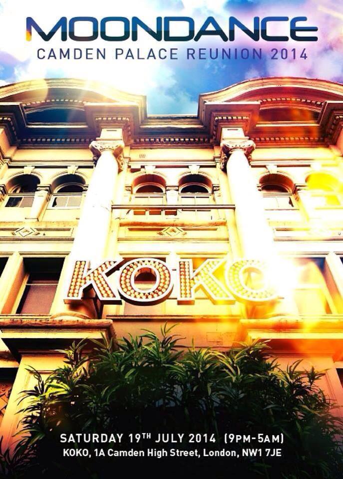 Moondance Camden Palace Reunion reunion at KOKO London 19 July 2014